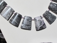 Italian Marble Ladder Pendants, 28x24mm , each