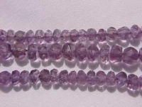 Amethyst Cut Rondell, 5mm