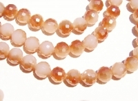 Tawny Topaz Aurora Faceted Rounds, 10mm