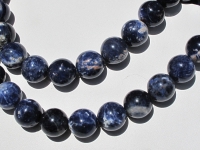 Sodalite Polished Rounds, 14mm