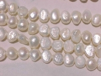 Eggshell White, 9-10mm side drill
