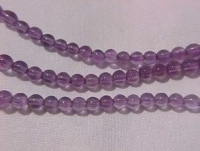 Amethyst Rounds, 3-3.5mm