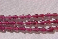 Pink Garnet Chandelier Drops, 5mm