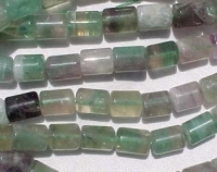 Green Fluorite Barrels, 10x13mm