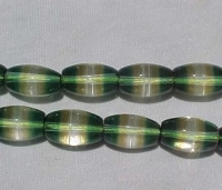 Green/Yellow/Clear Quartz Barrels, 16x10mm