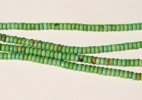 Lime Green Magnesite Rondels, 6mm