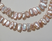 Sheer Pink Wink Biwas, 14x6mm