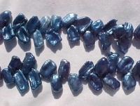 Sapphire Blue Angle Drill Biwa, 8" string