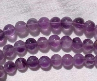 Amethyst Rounds, 6-7mm