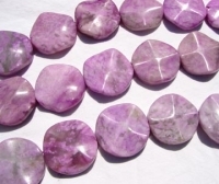 Purple Jade, Lilypad Coins, 30mm, each