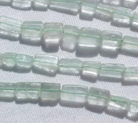 Green Fluorite Bricks, 10x4mm