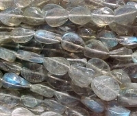 Labradorite Faceted Twist Ovals