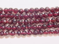 Red Garnet Rounds, 5-6mm