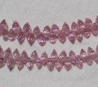 CZ Marquis Top Drill, 6x4mm, Pink Ice