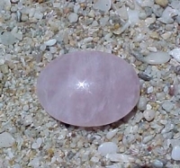 Rose Quartz Oval Pillow, 29x22mm, each