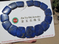 Enhanced Lapis Stone Necklace Suite