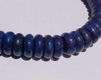 Enhanced Lapis Rondels, 16mm