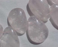 Rose Quartz Freeform Flat Nugget Pendants, Madagascar