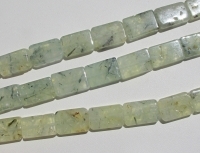 Prehnite Rectangles, 14x10mm