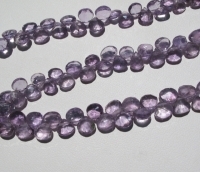 Amethyst Light Rounder Briolettes, 6mm