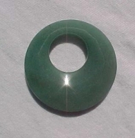 Jadeite Faceted Go-Go Donut, 45mm