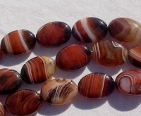 Sardonyx Ovals, 25x18mm