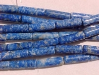 Denim Lapis Tubes, 13x4mm