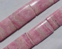 Rhodochrosite Rectangle Pillows, 30x20mm, each