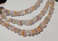 Amethyst/Rose Quartz/Citrine/Clear Quartz Faceted Chip Nuggets, 10-12mm