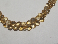 Citrine Briolettes, Graduated 6-9mm