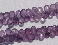 Amethyst Briolettes, 12x9mm