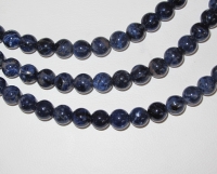 Sodalite Polished Rounds, 10mm
