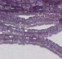 Amethyst Faceted Heshi, 4-4.5mm