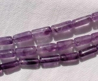 Amethyst Tubes, 4-4.5mm