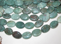 Bloodstone Jasper Ovals, 13x18mm