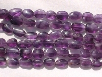 Dark Amethyst Ovals, 9x7mm