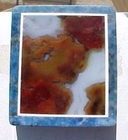 Inlay Pendant, Marston Jasper, 27mm