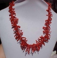 Graduated Italian Red Coral Branch, 5-20mm