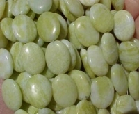 Lemon Jade Ovals, 16x12mm