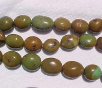 Brown/Olive Turquoise Pebbles, 18-20mm