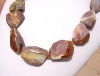 Thunder Egg Agate Faceted Nuggets, Graduated