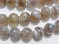 Botswana Agate Rounds, 14mm