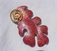 Copper Oak Leaf Pendant