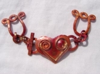 Copper Heart Toggle, 3 String