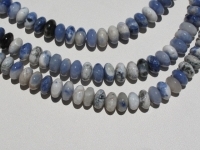 Sodalite Rondels, 8mm