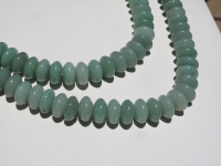 Jade Green Adventurine Rondels 14mm