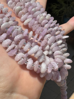Natural Kunzite Pebble Nugget Chip Beads, 10-12mm
