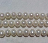 Swan White, 8-8.5mm semi-round potato