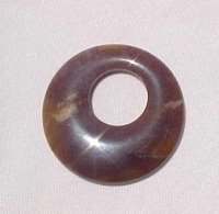 Mauve-Gold Jasper Go-Go Donut, 45mm