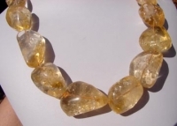 Golden Citrine XLG Polished Nuggets, 18x24mm